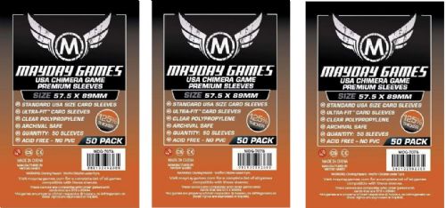 Finspan Comaptible Mayday Games Premium Sleeves Bundle (7078x3)